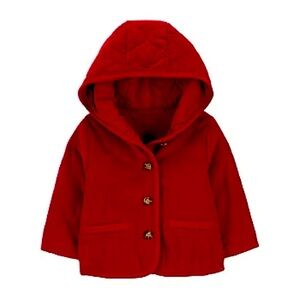 SOLD: NWT Baby Corduroy Hooded Quilted Jacket Size 18M